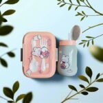 Kids Cartoon Lunch Box & Water Bottle Set
