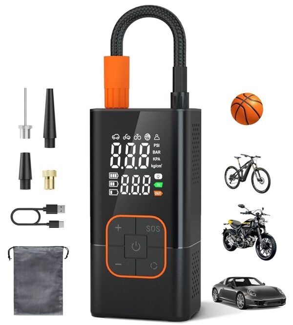 Multi-Function Smart Portable Electric Air Pump