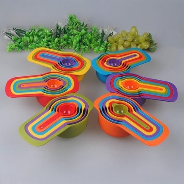 6-Piece Rainbow Measuring Cup Set