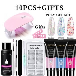 11-in-1 Poly UV Gel Nail Extension Kit