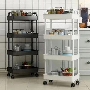 4-Tier Rolling Storage Utility Cart