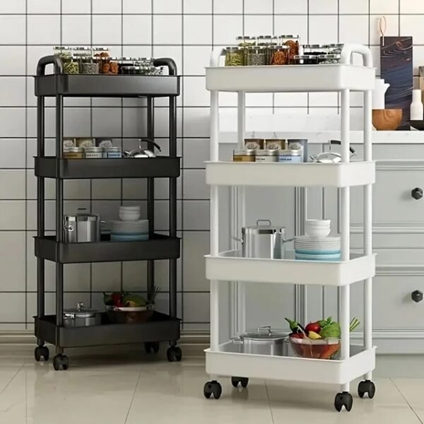 4-Tier Rolling Storage Utility Cart