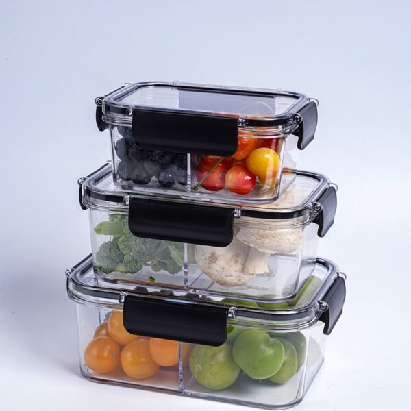 3 Set Transparent Airtight Pantry Pasta Box