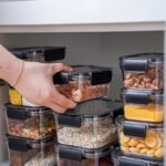 3 Set Transparent Airtight Pantry Pasta Box