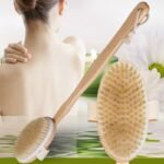 Wooden Long-Handle Bath Brush