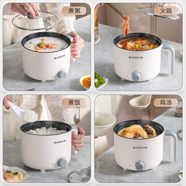 CHIGO Multi-Function Electric Cooker – Steamer & Cooker in One