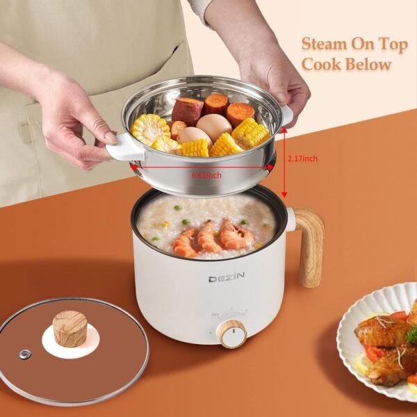 CHIGO Multi-Function Electric Cooker – Steamer & Cooker in One