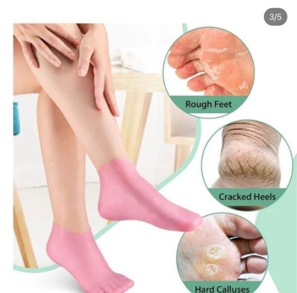 Silicone Moisturizing Foot Mask Socks – Hydration & Crack Repair