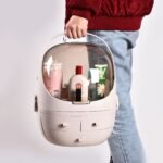 Portable Cosmetic & Skincare Storage Box with Drawers – Dustproof & Multi-Functional