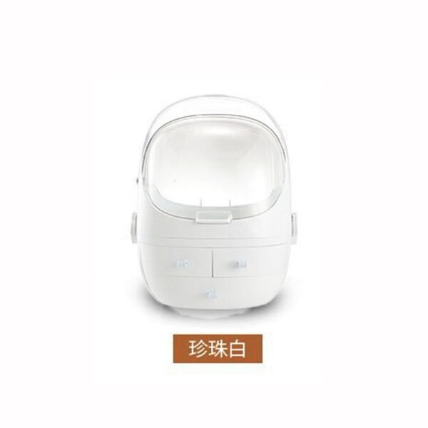 Portable Cosmetic & Skincare Storage Box with Drawers – Dustproof & Multi-Functional