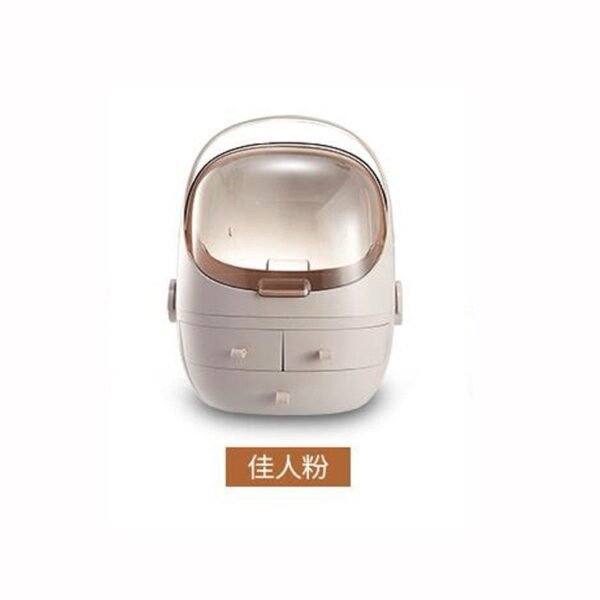 Portable Cosmetic & Skincare Storage Box with Drawers – Dustproof & Multi-Functional