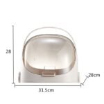 Portable Cosmetic & Skincare Storage Box with Drawers – Dustproof & Multi-Functional