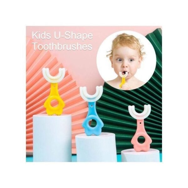 U-Shaped Automatic Kids Toothbrush – 360° Oral Care