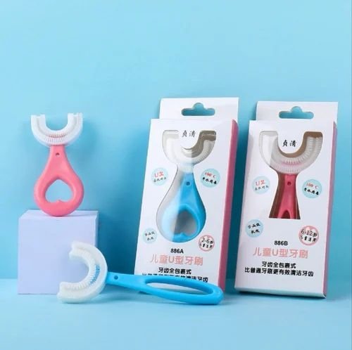 U-Shaped Automatic Kids Toothbrush – 360° Oral Care