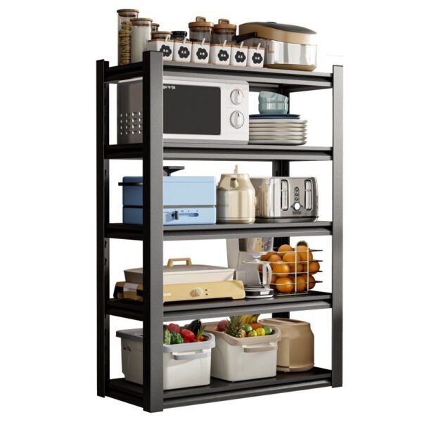 5-Tier Adjustable Metal Storage Shelf – Heavy-Duty Organizer Rack