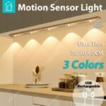 Motion Sensor LED Strip Light – Modern Wave Pattern Wall Lamp