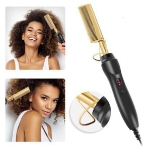 Gold-Ion Electric Hot Comb Straightener