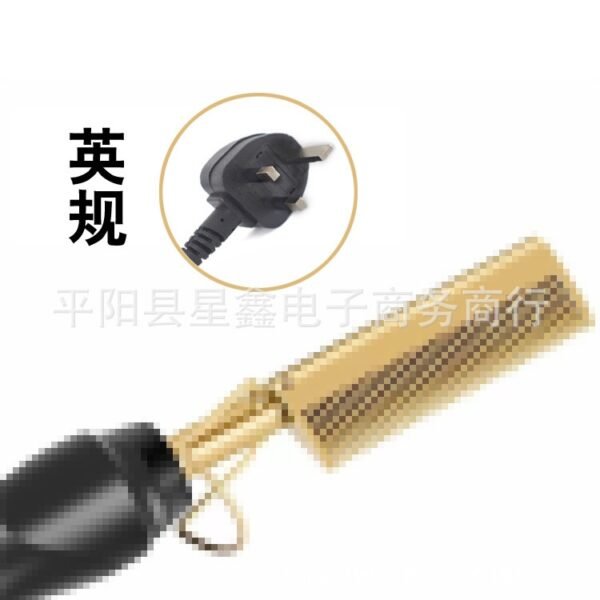 Gold-Ion Electric Hot Comb Straightener