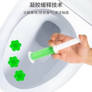 Toilet Cleaning & Deodorizing Gel β Flower Shape