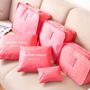 6-in-1 Travel Storage & Laundry Pouch Set