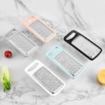 Stainless Steel Grater with Base – Multi-Purpose Kitchen Tool