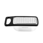 Stainless Steel Grater with Base – Multi-Purpose Kitchen Tool