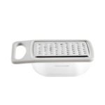 Stainless Steel Grater with Base – Multi-Purpose Kitchen Tool