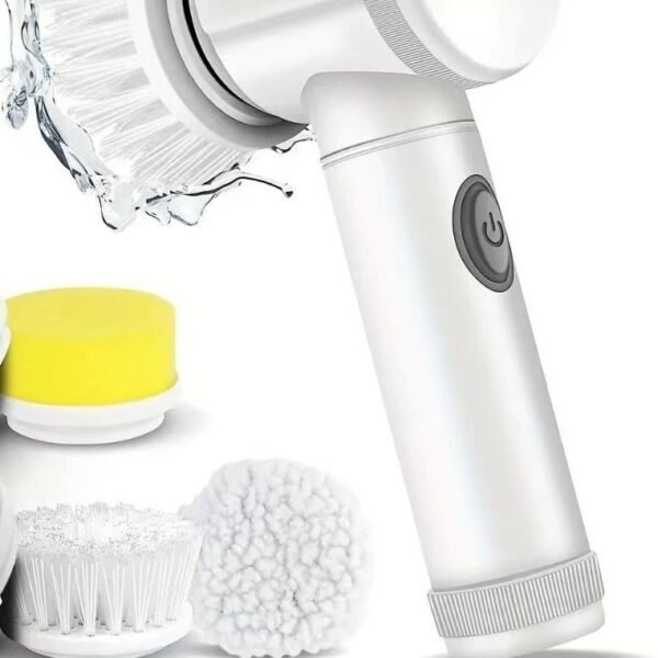 6-in-1 Rechargeable Electric Cleaning Brush Set – Multi-Purpose Power Scrubber