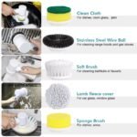 6-in-1 Rechargeable Electric Cleaning Brush Set – Multi-Purpose Power Scrubber