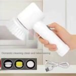6-in-1 Rechargeable Electric Cleaning Brush Set – Multi-Purpose Power Scrubber