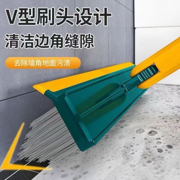 2-in-1 Function – Deep Cleaning Brush & Scraper in One