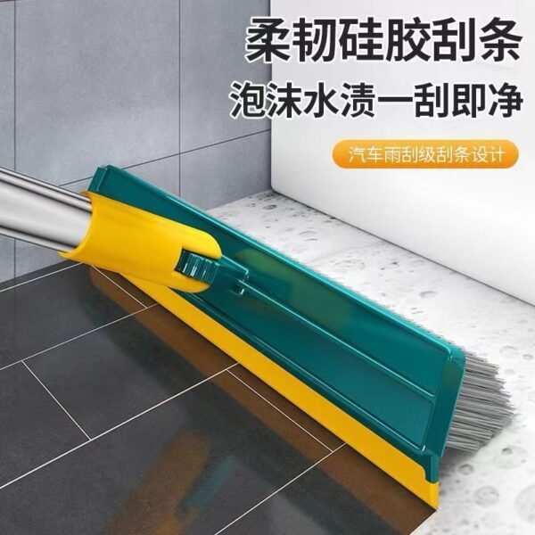 2-in-1 Function – Deep Cleaning Brush & Scraper in One