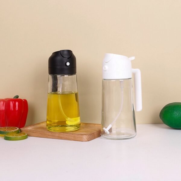 One-Hand Press Oil Dispenser Bottle – Smart Kitchen Essential