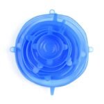 Reusable Stretchable Silicone Food Covers – 6-Piece Set