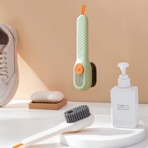 Multipurpose Cleaning Brush with Handle – Durable Scrubber