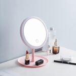 LED Touch Screen Makeup Mirror – High Definition with Adjustable Lighting