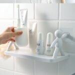 Creative Wall-Mounted Shelf – Punch-Free Bathroom & Kitchen Organizer