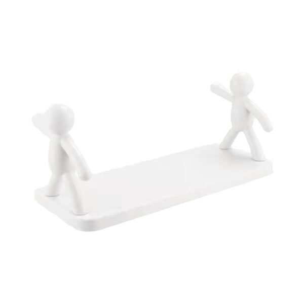 Creative Wall-Mounted Shelf – Punch-Free Bathroom & Kitchen Organizer