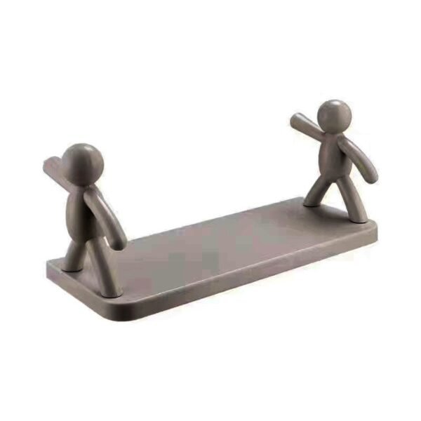 Creative Wall-Mounted Shelf – Punch-Free Bathroom & Kitchen Organizer