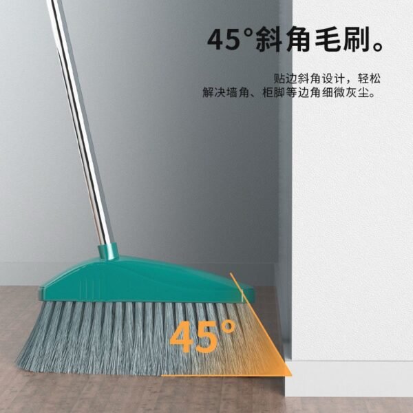 3-in-1 Long-Handle Broom & Dustpan Set – Multifunctional Cleaning Tool