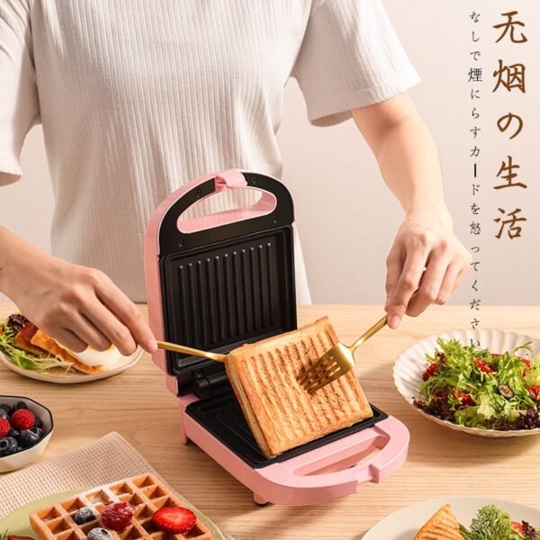 Electric Sandwich Maker – Double-Sided Heating with Non-Stick Plates