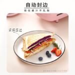 Electric Sandwich Maker – Double-Sided Heating with Non-Stick Plates