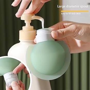 Portable Silicone Refillable Travel Bottle – Leakproof & Squeezable Design