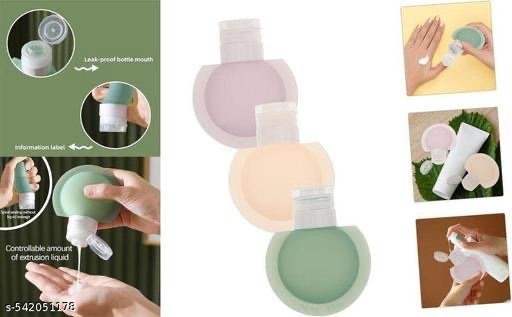 Portable Silicone Refillable Travel Bottle – Leakproof & Squeezable Design
