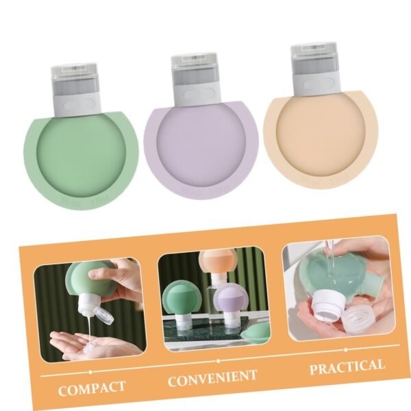 Portable Silicone Refillable Travel Bottle – Leakproof & Squeezable Design