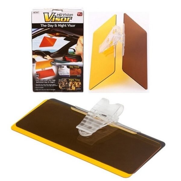 HD Vision Day & Night Car Visor – Anti-Glare Sunshade