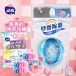 Rose-Scented Toilet Cleaning Tablets – Long-Lasting Freshness