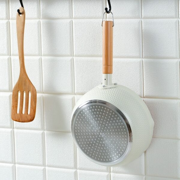 Non-Stick Banku Pot with Wooden Handle & Glass Lid