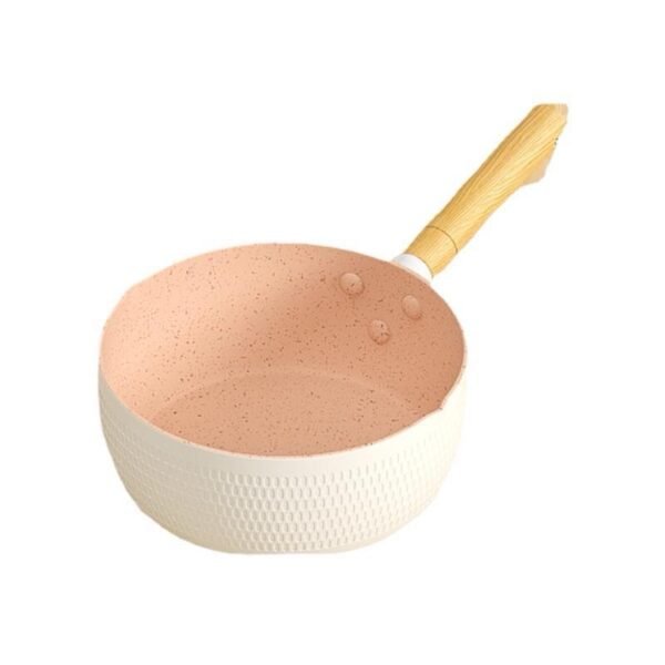 Non-Stick Banku Pot with Wooden Handle & Glass Lid