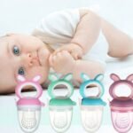 Baby Fruit Feeder Pacifier – Silicone Teething Feeder with Handle